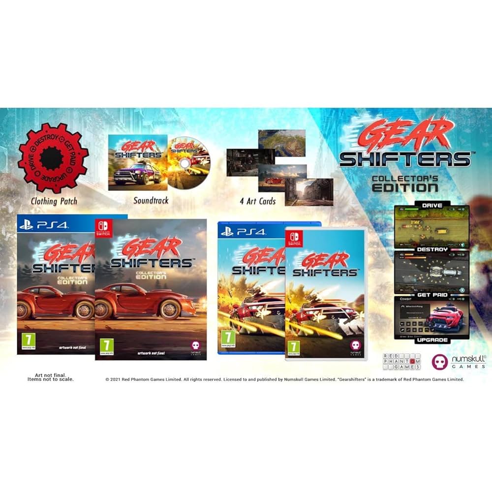 PS4 Gear Shifters 北米 コレクターズ版 新品未開封 Amazon.com: Gearshifters Collector's Edition (PS4) : Video Games